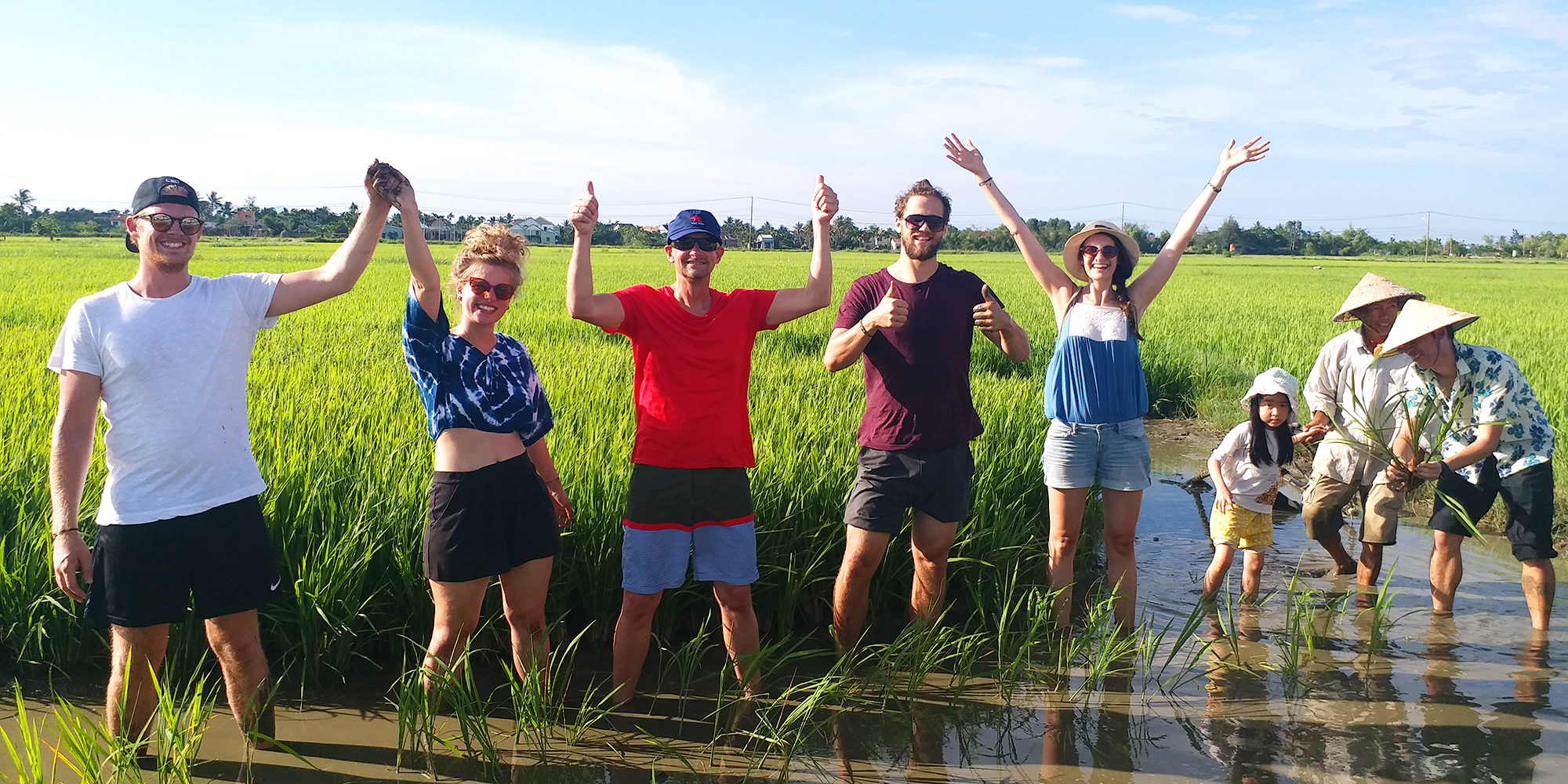 4. Wet Rice Growing Experience ( small group bike tour )